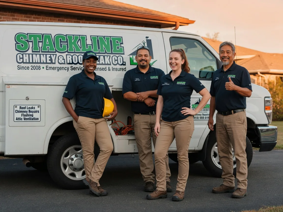 Chimney flashing repair company in Gatesville, NC